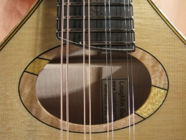 sitka spruce, big leaf maple flattop mandolin